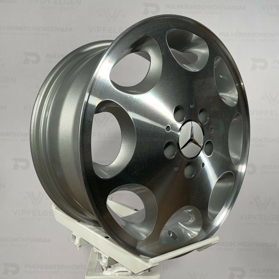 Original 15 inch Mercedes E-Class W124 8-hole alloy wheels rims silver