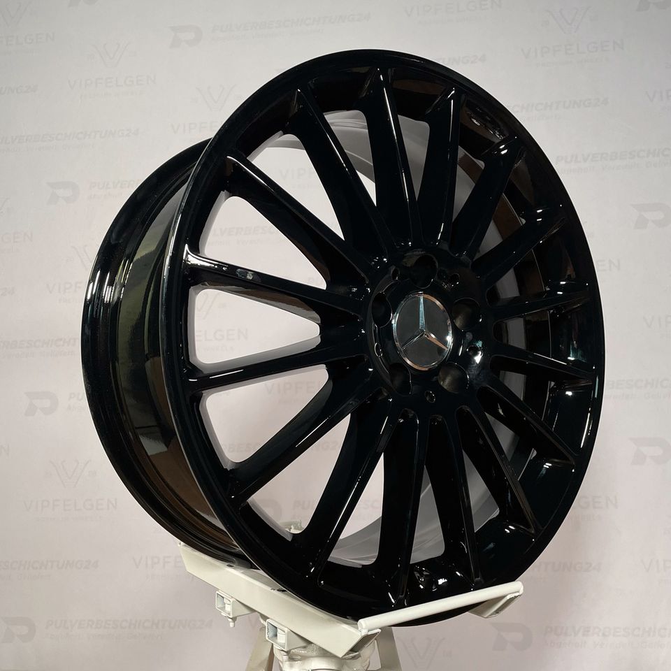 Originale 19 Zoll AMG Mercedes V-Klasse W639 Vito Viano Alufelgen Felgen Leichtmetallfelgen schwarz glänzend (weitere Farben möglich)