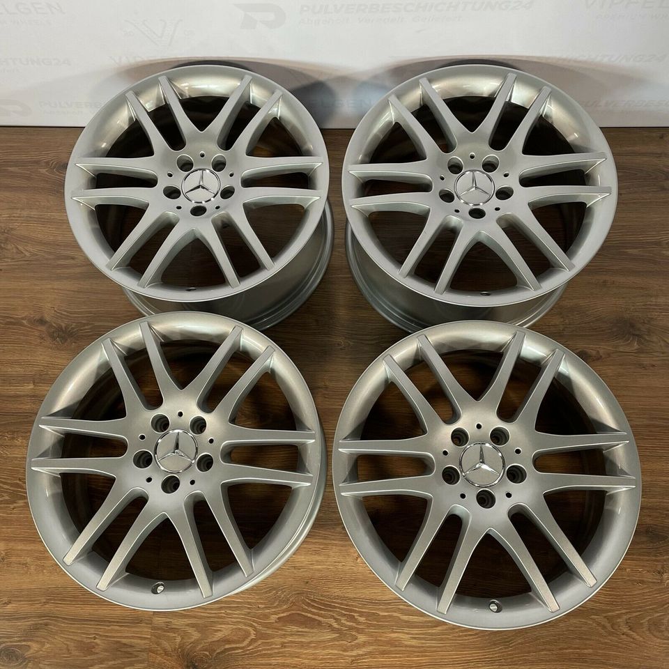 Originale 18 Zoll Mercedes SLK R171 W171 Sportpaket Alufelgen silber glänzend (weitere Farben möglich)
