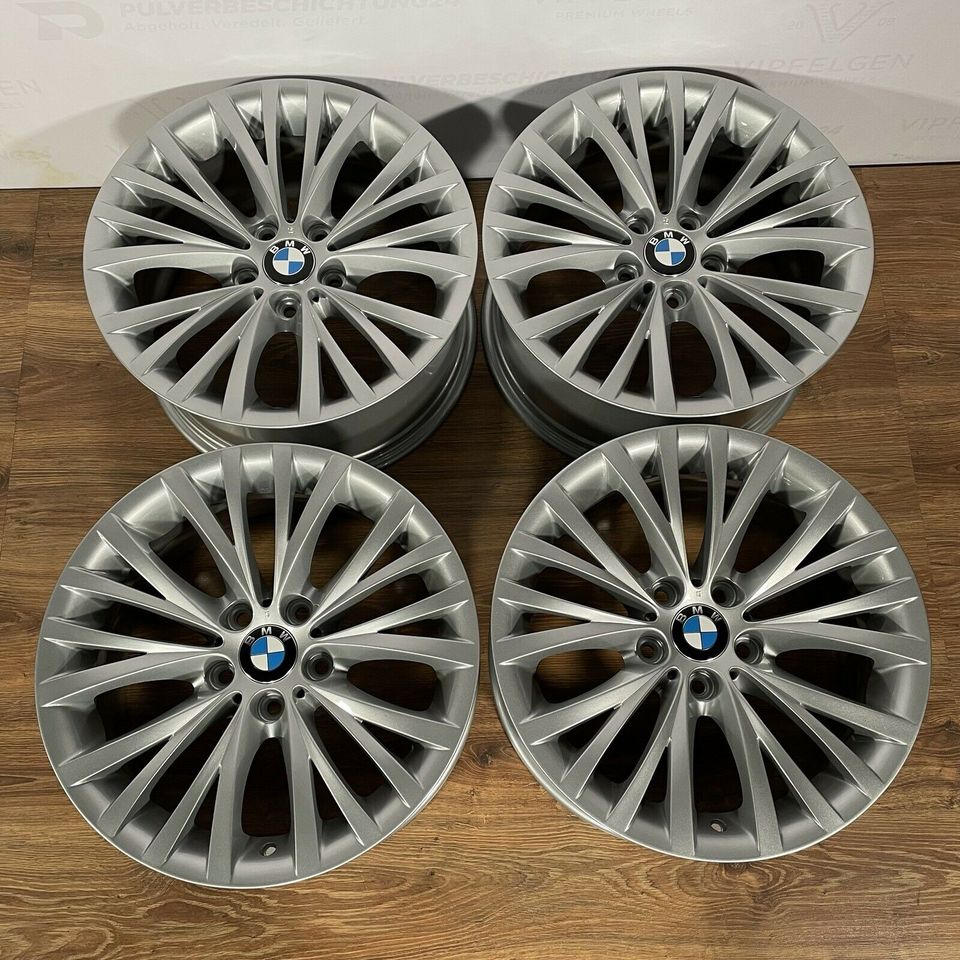 Originale 18 Zoll BMW 3er E90 E92 Styling 342 V-Speiche Alufelgen Felgen Leichtmetallfelgen silber glänzend (weitere Farben möglich)