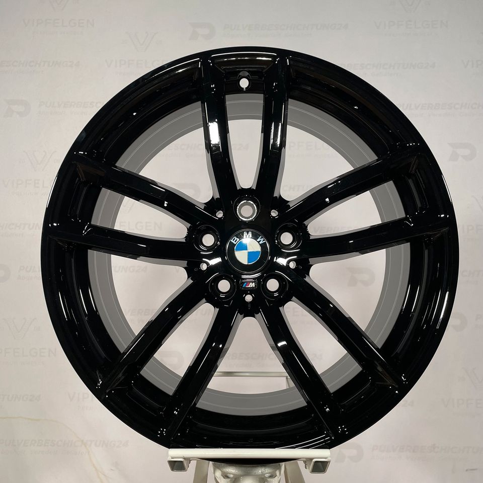 Originale 18 Zoll BMW 5er G30 G31 Styling M662 Alufelgen Leichtmetallfelgen Felgen schwarz glänzend (weitere Farben möglich)