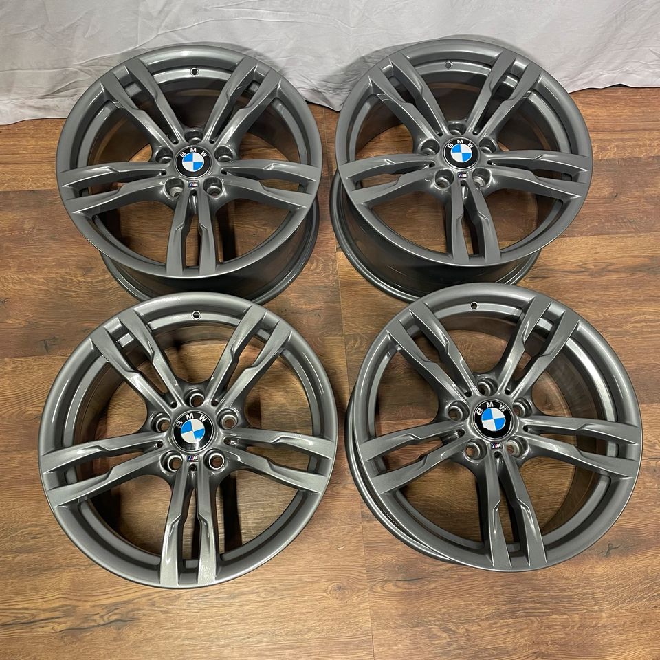 Originale 18 Zoll BMW 3er F30 4er F32 Styling M441 Alufelgen Leichtmetallfelgen Felgen ferric grey (weitere Farben möglich)