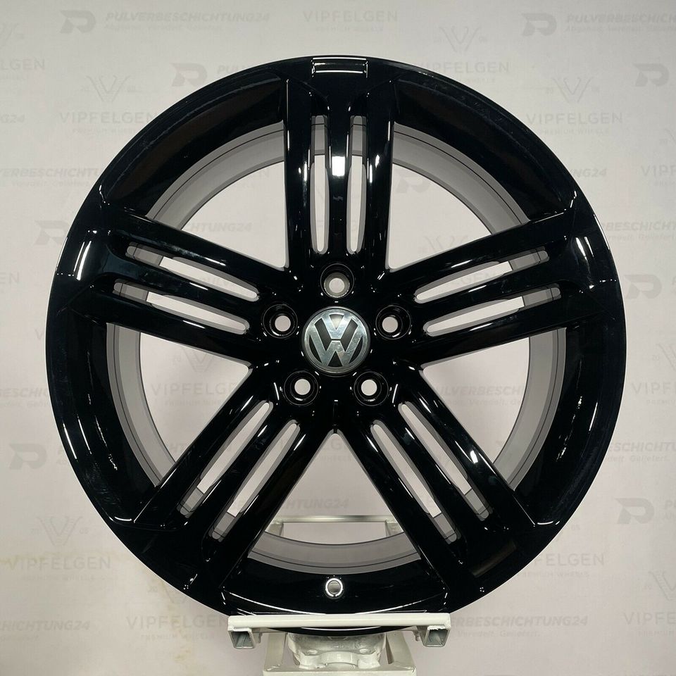 Originale 19 Zoll VW Golf 6 VI R GTI Talladega Alufelgen Felgen Leichtmetallfelgen schwarz glänzend (weitere Farben möglich)