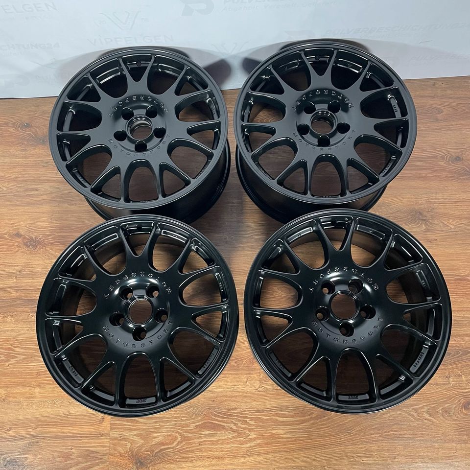 Originale 18 Zoll BBS CH013 Motorsport Alufelgen Felgen Leichtmetallfelgen 8x18 ET38 5x114.3 Schwarz matt (weitere Farben möglich)