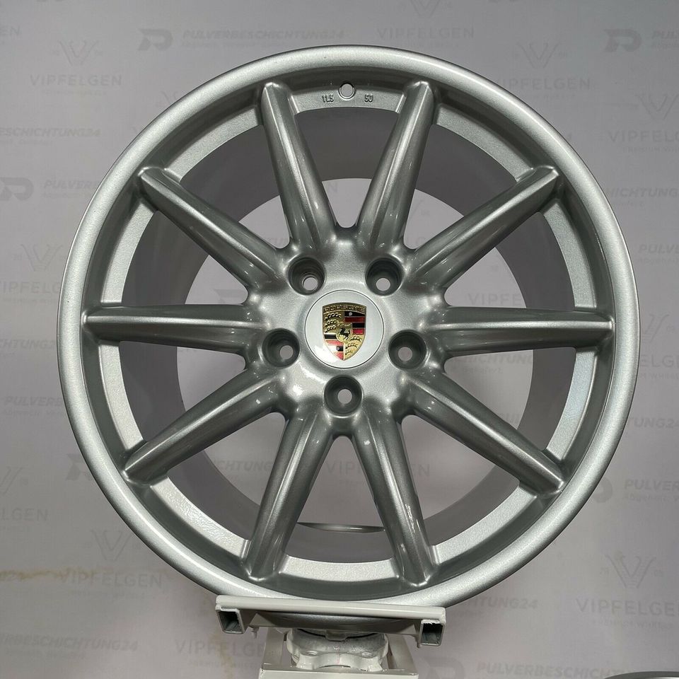 Originale 19 Zoll Porsche 911 997 C4 "Carrera Sport Rad" Alufelgen Felgen Leichtmetallfelgen silber glänzend
