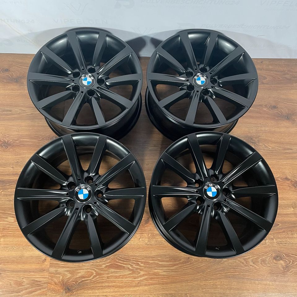 Originale 18 Zoll BMW 5er F11 Styling 365 Sternspeiche Alufelgen Felgen Leichtmetallfelgen schwarz matt (weitere Farben möglich)