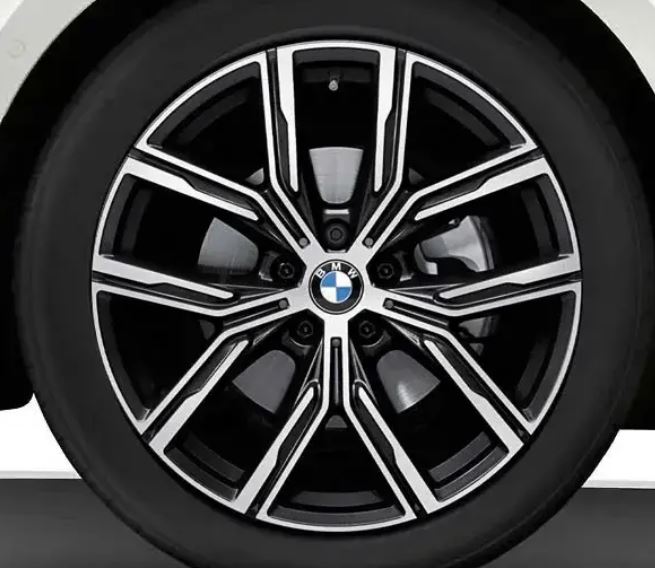 Originale 19 Zoll BMW Y-Speiche 783 Alufelgen Felgen Leichtmetallfelgen schwarz glänzend mit glanzgedrehter Front (weitere Farben möglich) mit Sommerbereifung von Bridgestone Potenza RunFlat