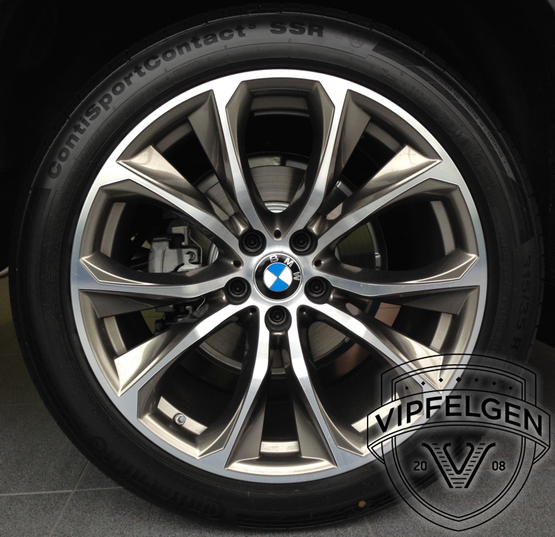 Satz 20" BMW Styling 597 V-Speiche X6 F16 Sommerräder Kompletträder 