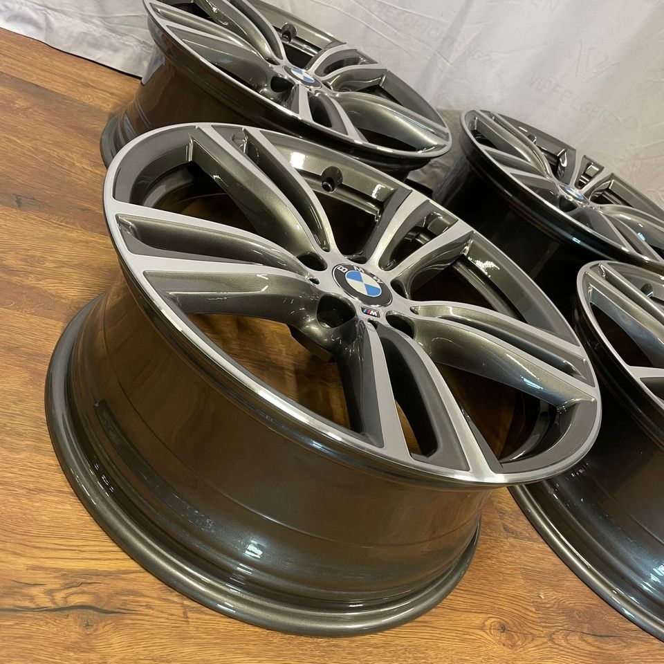 Originale 19 Zoll BMW 4er F32 F33 F36 Styling M442 Alufelge Felgen Leichtmetallfelgen mit glanzgedrehter Front (weitere Farben möglich)