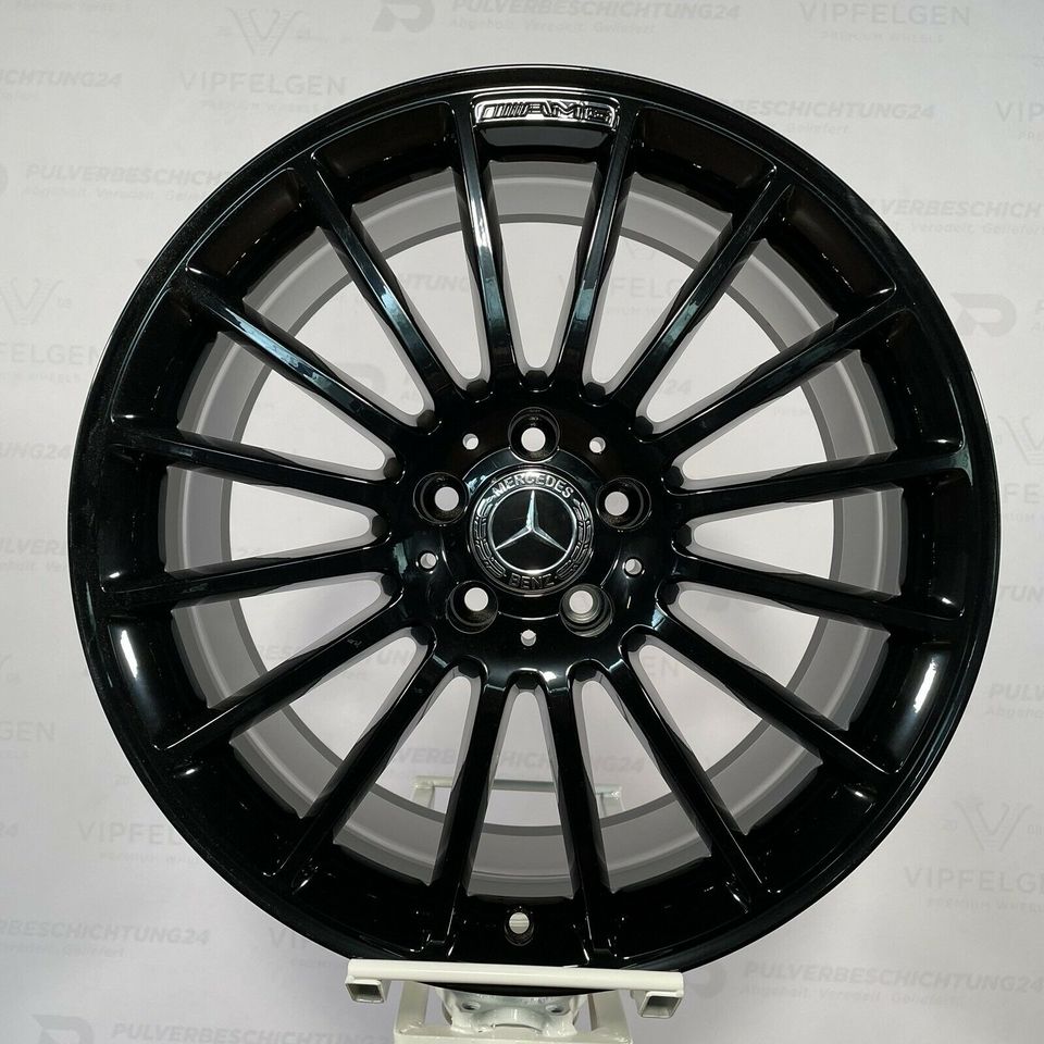 Originale 19 Zoll Mercedes C-Klasse W204 C63 AMG Performance Alufelgen Felgen Leichtmetallfelgen schwarz glänzend (weitere Farben möglich)