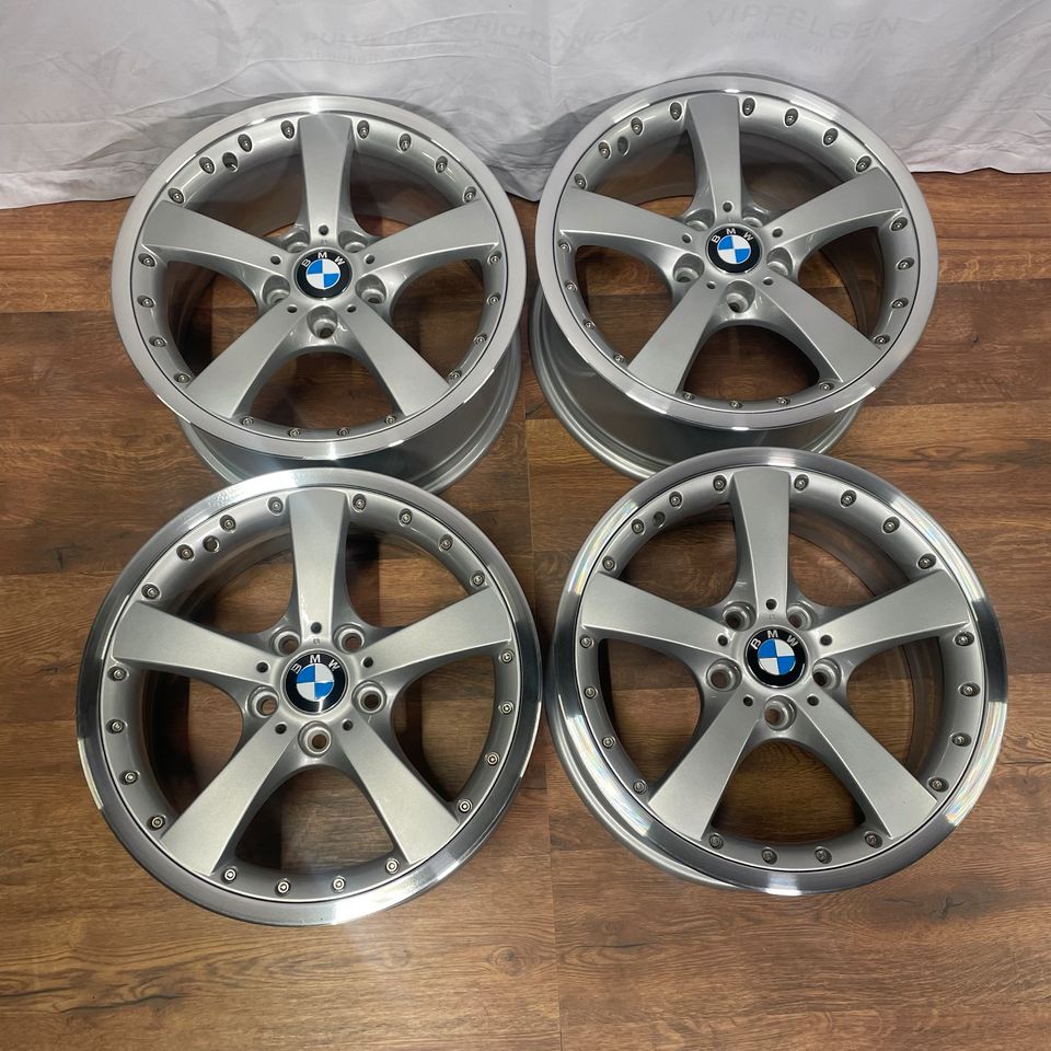 Originale 19 Zoll BMW 3er E90 E92 Styling 179 Sternspeiche Alufelgen Felgen Leichtmetallfelgen silber mit CNC gedrehtem Bett (andere Farben möglich)