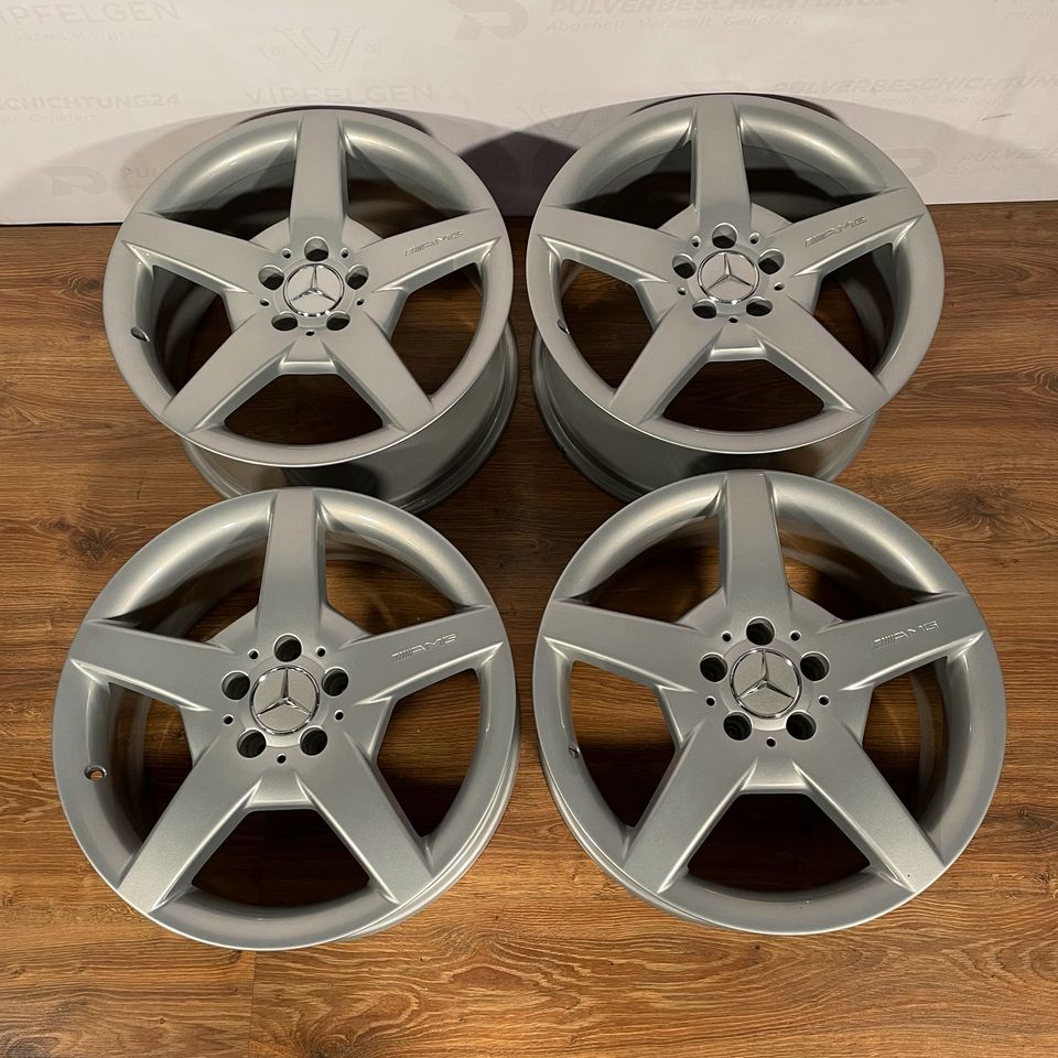 Originale 18 Zoll AMG Mercedes C-Klasse W203 Alufelgen Styling 3 Felgen Leichtmetallfelgen silber glänzend (weitere Farben möglich)