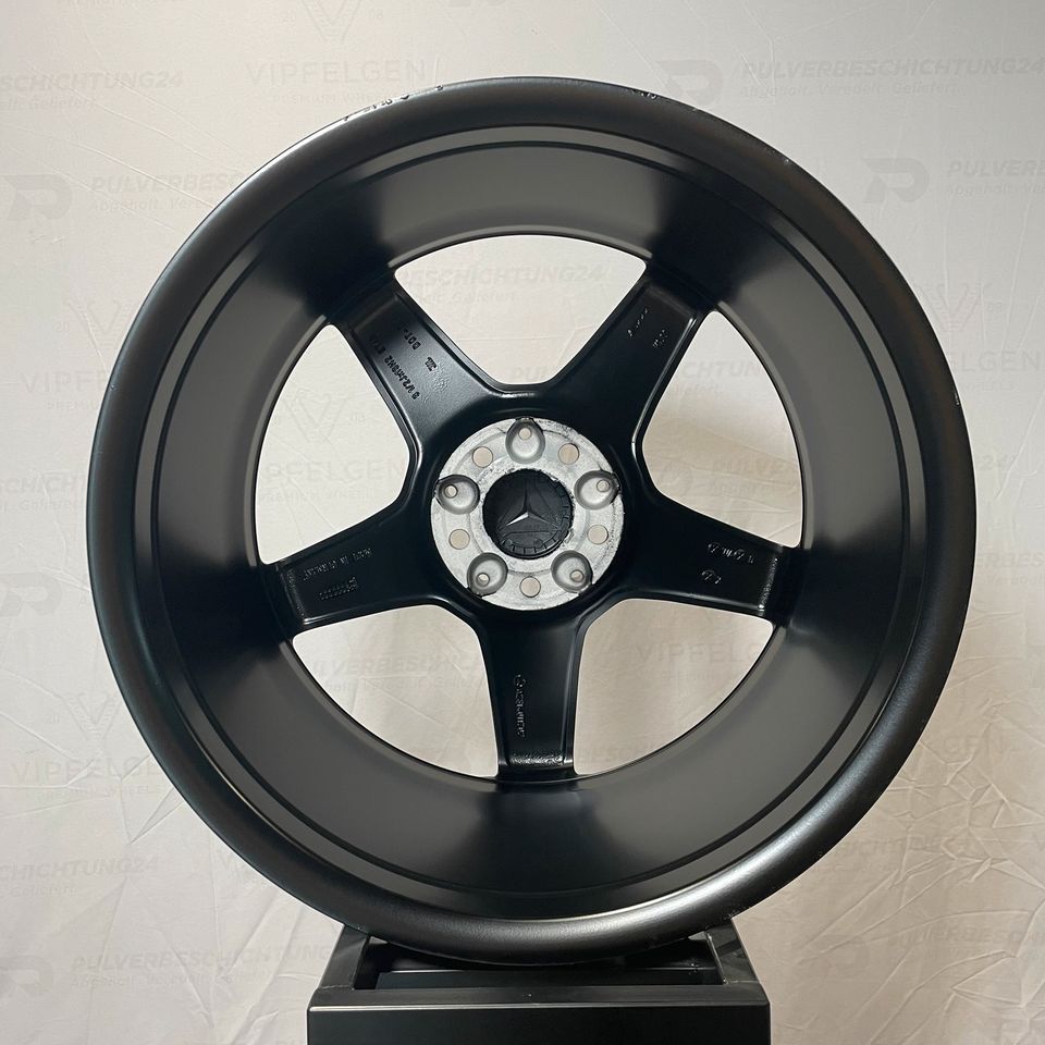Originale 19 Zoll AMG Mercedes SL R231 W231 Alufelgen schwarz Alufelgen Felgen Leichtmetallfelgen schwarz matt (weitere Farben möglich) 