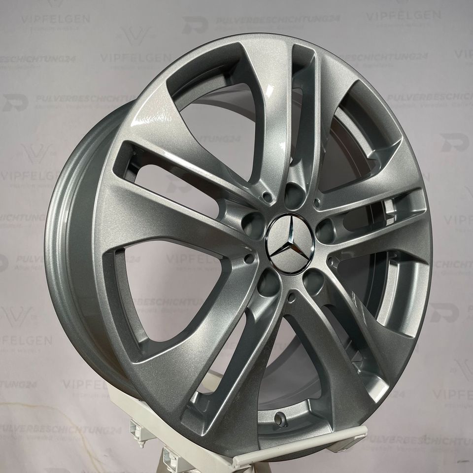 Originale 17 Zoll Mercedes C-Klasse W204 Alufelgen A2044017502 Felgen Leichtmetallfelgen silber glänzend (weitere Farben möglich) 