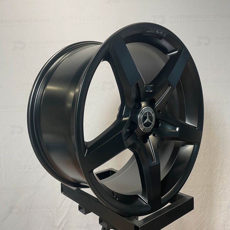 Originale 19 Zoll AMG Mercedes SL R231 W231 Alufelgen schwarz Alufelgen Felgen Leichtmetallfelgen schwarz matt (weitere Farben möglich) 