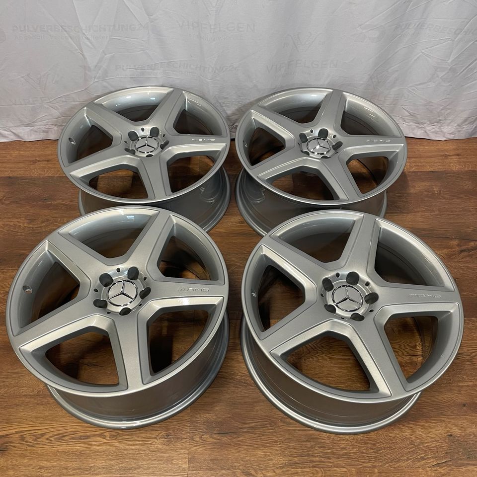 Originale 19 Zoll Mercedes SL R230 AMG Styling III Alufelgen 4 x 8,5J Felgen Leichtmetallfelgen Silber (andere Farben möglich) 