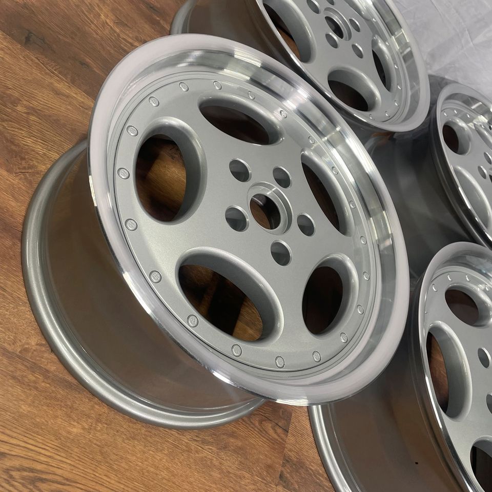 Originale 17 Zoll BMW Z3 und 3er E36 BBS RT082 Alufelgen Felgen Leichtmetallfelgen silber mit glanzgedrehtem Bett (weitere Farben möglich) 