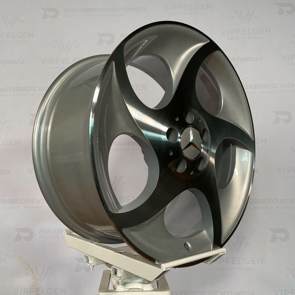 Originale 18 Zoll Mercedes SL R230 Alphard "50 Jahre SL" Alufelgen Felgen Leichtmetallfelgen silber glanzgedreht (weitere Farben möglich)