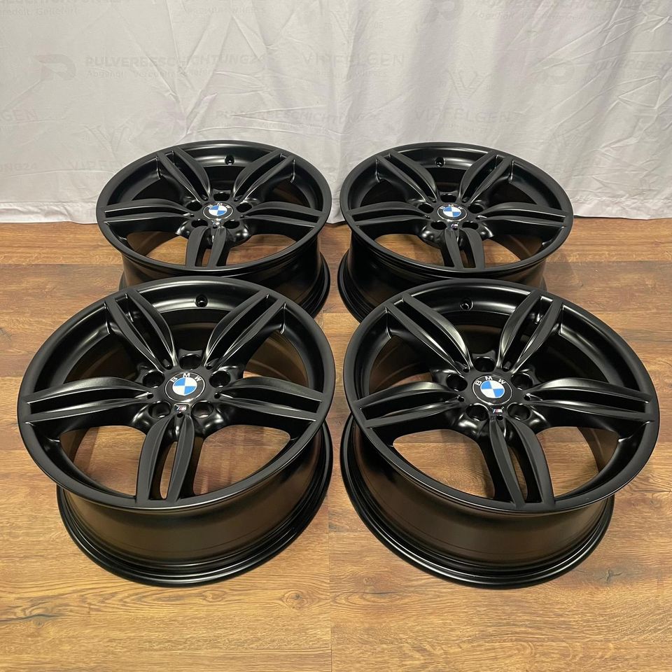 Originale 19 Zoll BMW 6er F12 F13 Styling M351 M-Paket Alufelgen Felgen Leichtmetallfelgen schwarz matt (weitere Farben möglich)