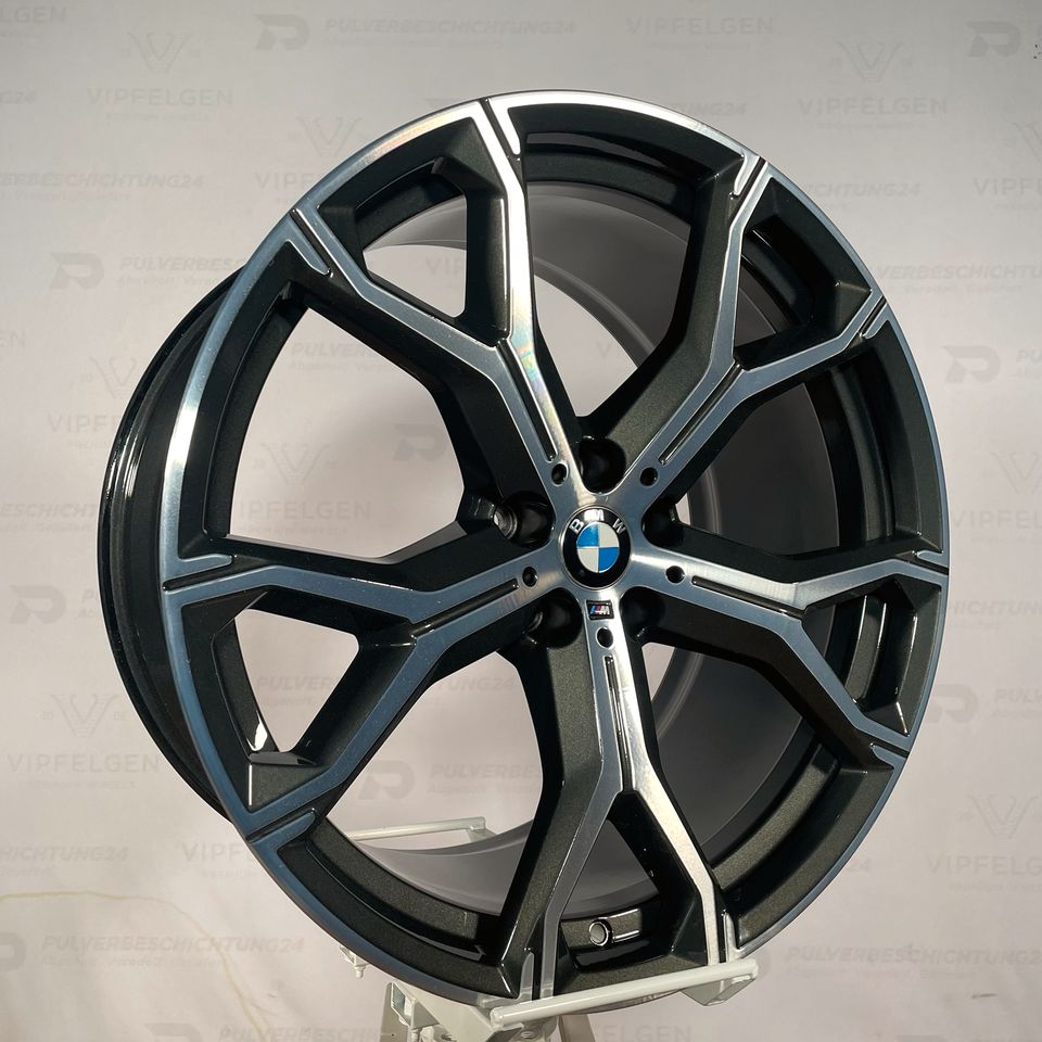 Sada 20" kol z lehké slitiny BMW Styling 469 M s dvojitými paprsky X6 F16 Ráfky 