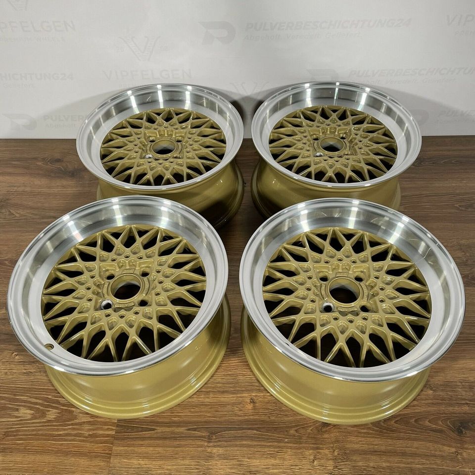 Originale 15 Zoll BBS Mahle ET13 Alufelgen 4x100 VW Golf 1 2 (weitere Farben möglich)