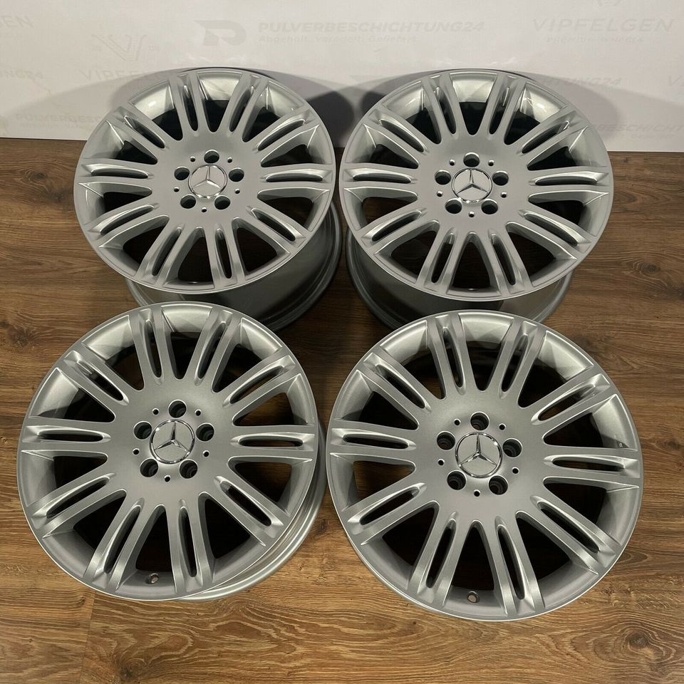 Originale 18 Zoll Mercedes E-Klasse W211 Sportpaket Alufelgen Felgen Leichtmetallfelgen silber glänzend (weitere Farben möglich)