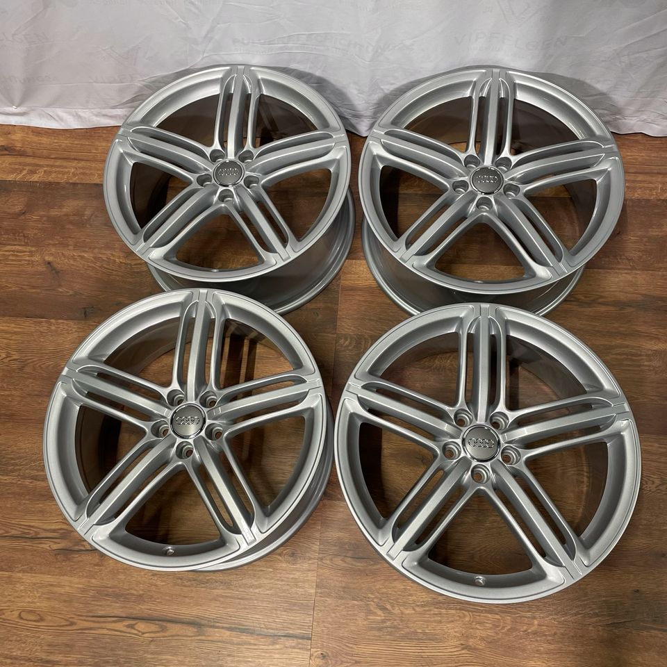 Originale 20 Zoll Audi RS6 4F C6 Segment Alufelgen 9,5J Felgen Leichtmetallfelgen silber (weitere Farben möglich) 