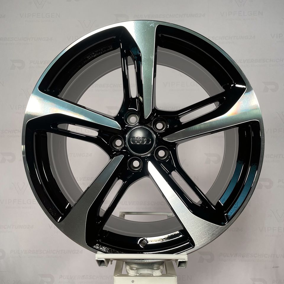 Originele 18 inch Audi A3 S3 8P Rotor 5 x 112 lichtmetalen velgen Lichtmetalen velgen zwart