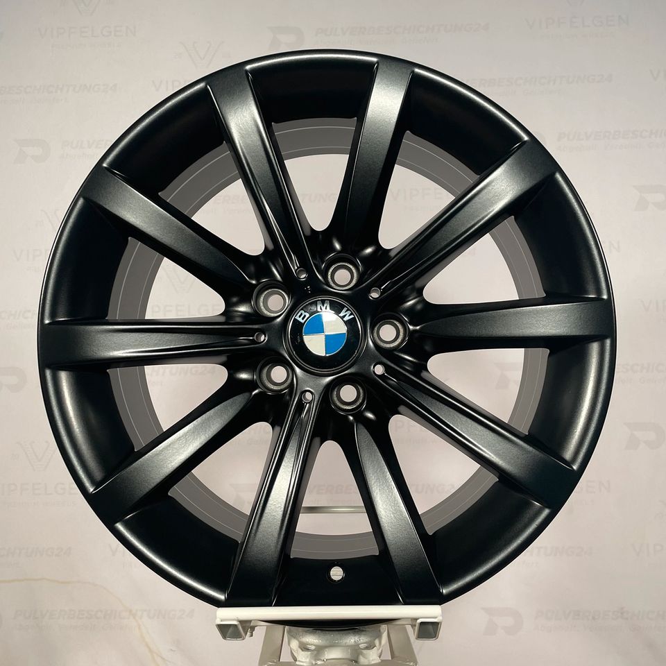 Originale 18 Zoll BMW 5er F11 Styling 365 Sternspeiche Alufelgen Felgen Leichtmetallfelgen schwarz matt (weitere Farben möglich)