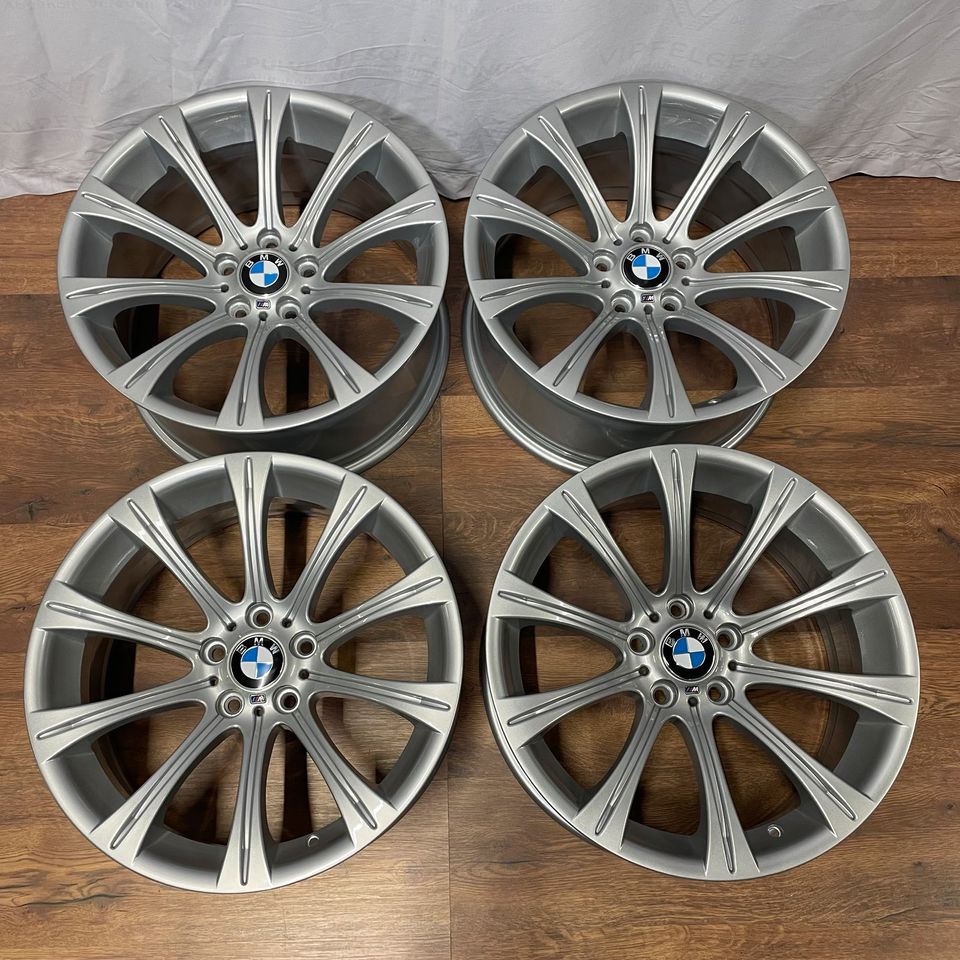 Originale 19 Zoll BMW M5 E60 Styling M166 M-Paket Leichtmetallfelgen Alufelgen Felgen Silber (weitere Farben möglich) mit Sommerbereifung