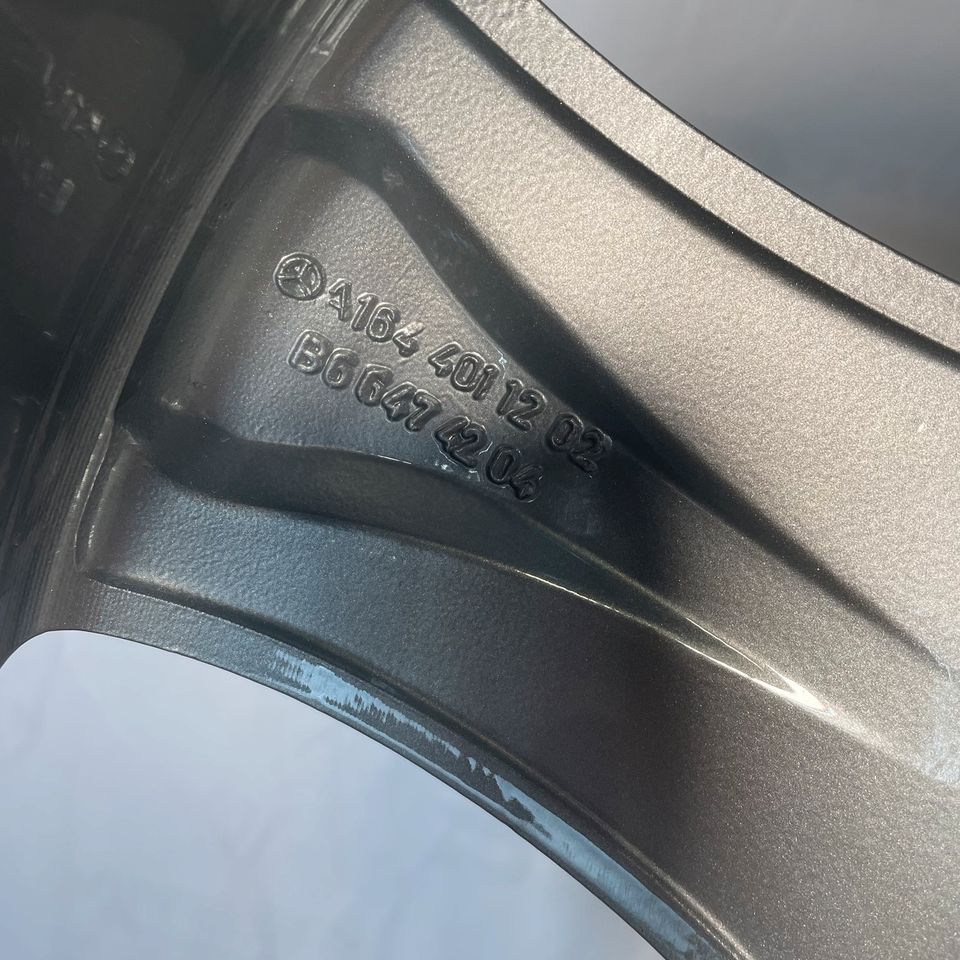 Originale 19 Zoll Mercedes ML W164 Alufelgen A1644011202 Felgen Leichtmetallfelgen silber (weitere Farben möglich)