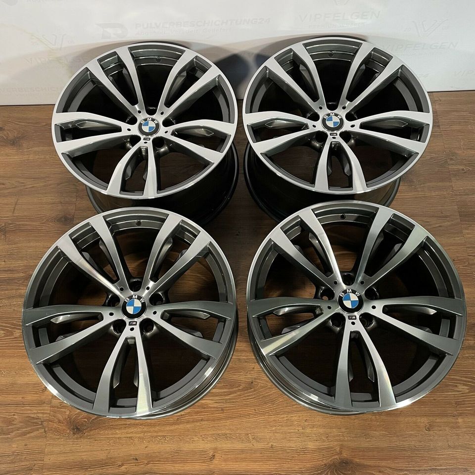 Sada 20" kol z lehké slitiny BMW Styling 469 M s dvojitými paprsky X6 F16 Ráfky 