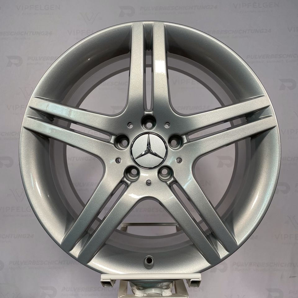 Originale 18 Zoll Mercedes CLK W209 C209 Sportpaket Alufelgen Felgen Leichtmetallfelgen silber glänzend (weitere Farben möglich)
