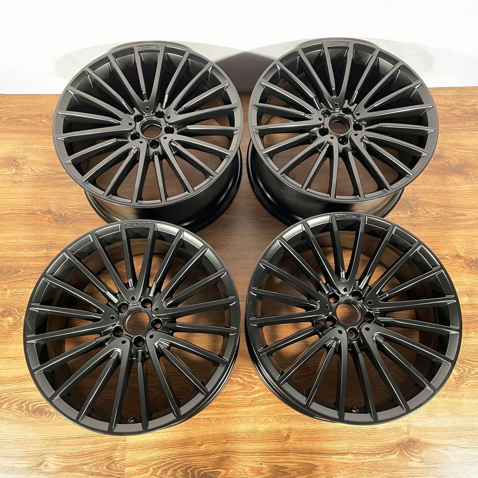 Originale 21 Zoll AMG Mercedes S-Klasse W223 Alufelgen Felgen Leichtmetallfelgen schwarz matt (weitere Farben möglich)