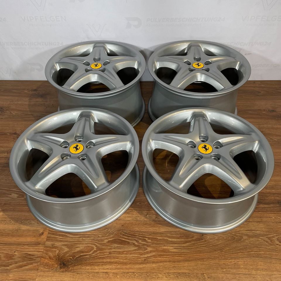 Originale 18 Zoll Ferrari F355 Speedline Magnesium Alufelgen Felgen Leichtmetallfelgen silber (weitere Farben möglich)