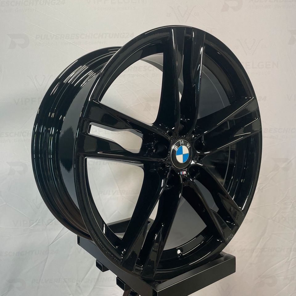 Originale 20 Zoll BMW M6 F06 F12 F13 Styling M343 Alufelgen Felgen Leichtmetallfelgen schwarz glänzend (weitere Farben möglich)