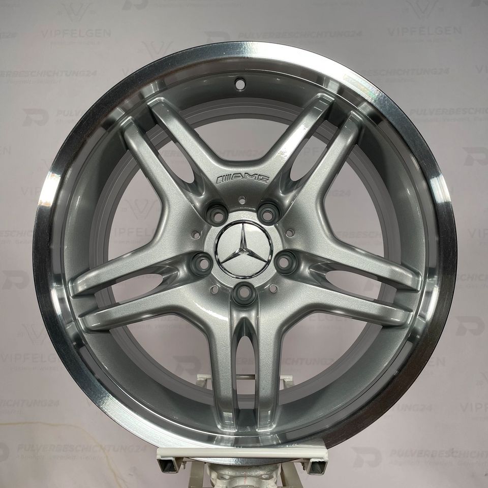 Originale 18 Zoll Mercedes SLK R171 AMG Styling 4 Alufelgen Felgen Leichtmetallfelgen silber glänzend (weitere Farben möglich)