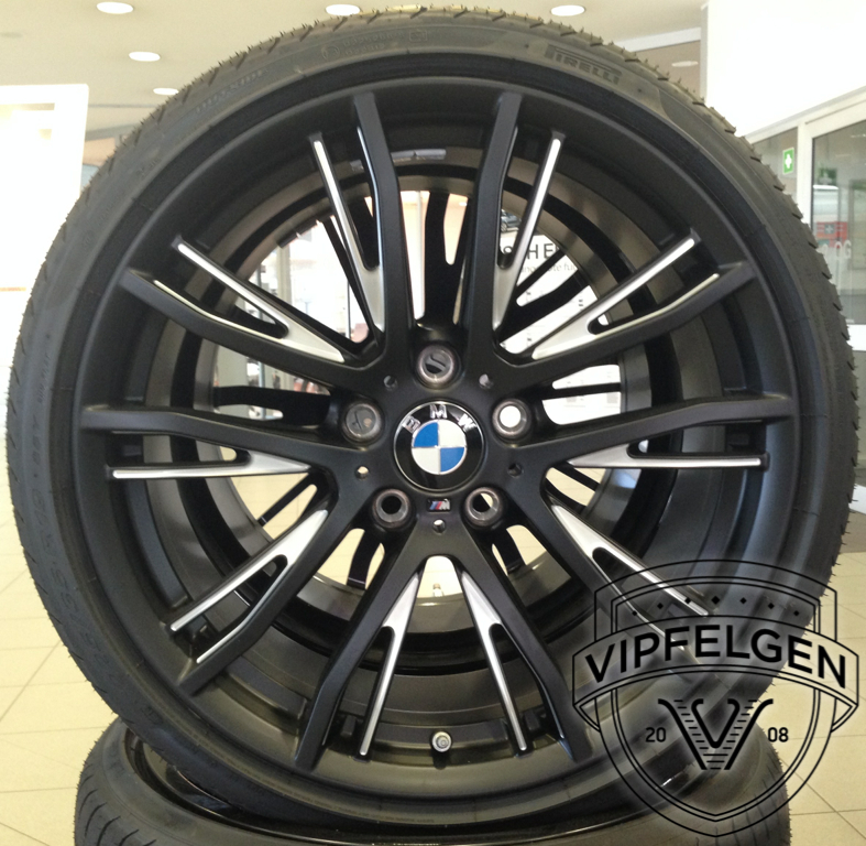 Satz 19" BMW Styling 624 Performance II schwarz 1er F20 F21 Sommerräder Kompletträder 