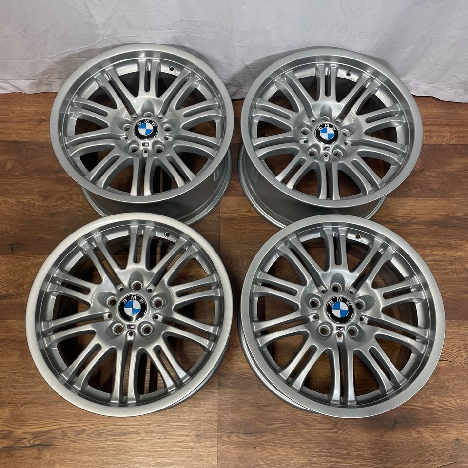 Originale 18 Zoll BMW M3 E46 Styling M67 Doppelspeiche Alufelgen Felgen Leichtmetallfelgen silber (weitere Farben möglich)