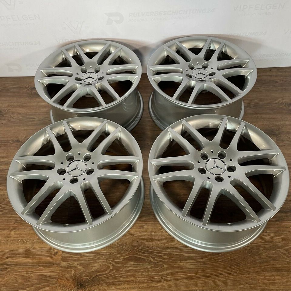 Originale 18 Zoll Mercedes SLK R171 W171 Sportpaket Alufelgen silber glänzend (weitere Farben möglich)