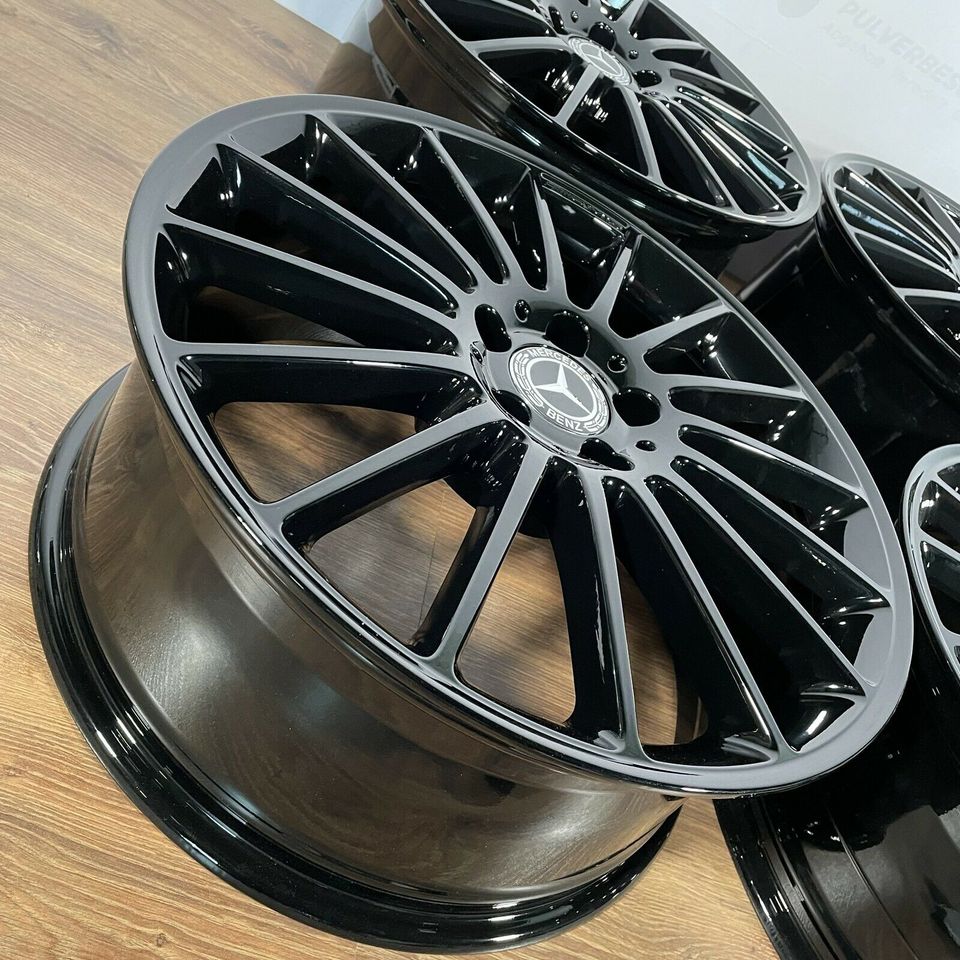 Originale 19 Zoll Mercedes C-Klasse W204 C63 AMG Performance Alufelgen Felgen Leichtmetallfelgen schwarz glänzend (weitere Farben möglich)