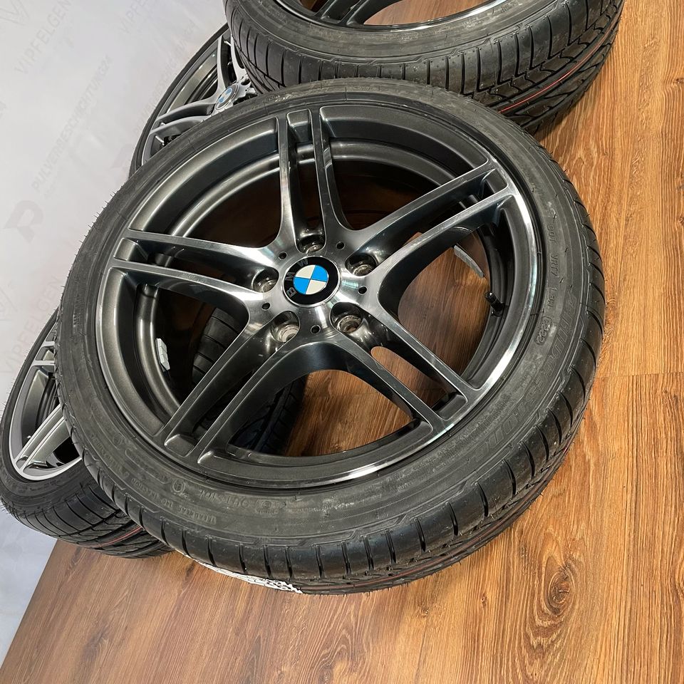 Originale 18 Zoll BMW 3er E90 E92 E93 Styling M313 Sommerräder Kompletträder mit neuer BridgeStone Potenza RE050A RSC * Bereifung montiert und gewuchtet