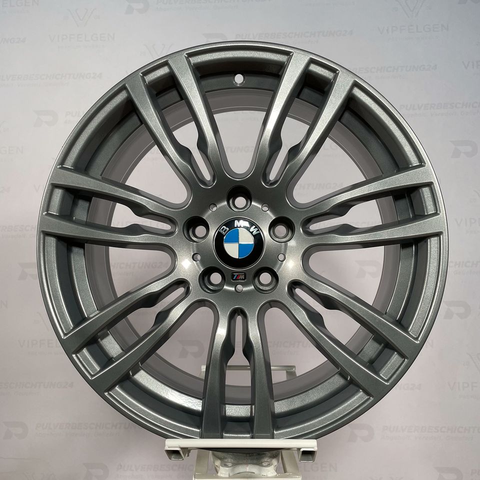 Originale 19 Zoll BMW 4er F32 F33 Styling M403 Sternspeiche Alufelgen Felgen Leichtmetallfelgen Himalaya grau (andere Farben möglich)