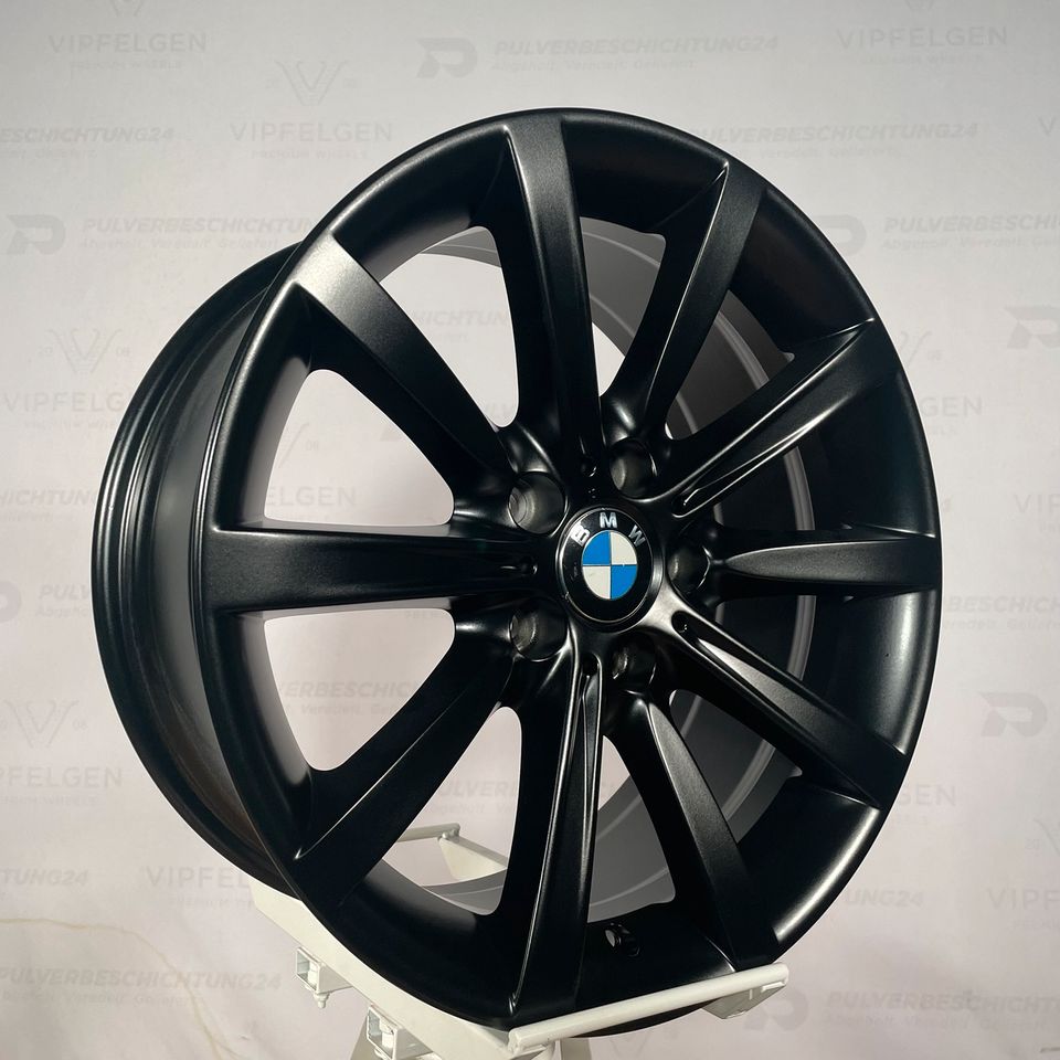 Originale 18 Zoll BMW 5er F10 Styling 365 Sternspeiche Alufelgen Felgen Leichtmetallfelgen schwarz matt (weitere Farben möglich) 