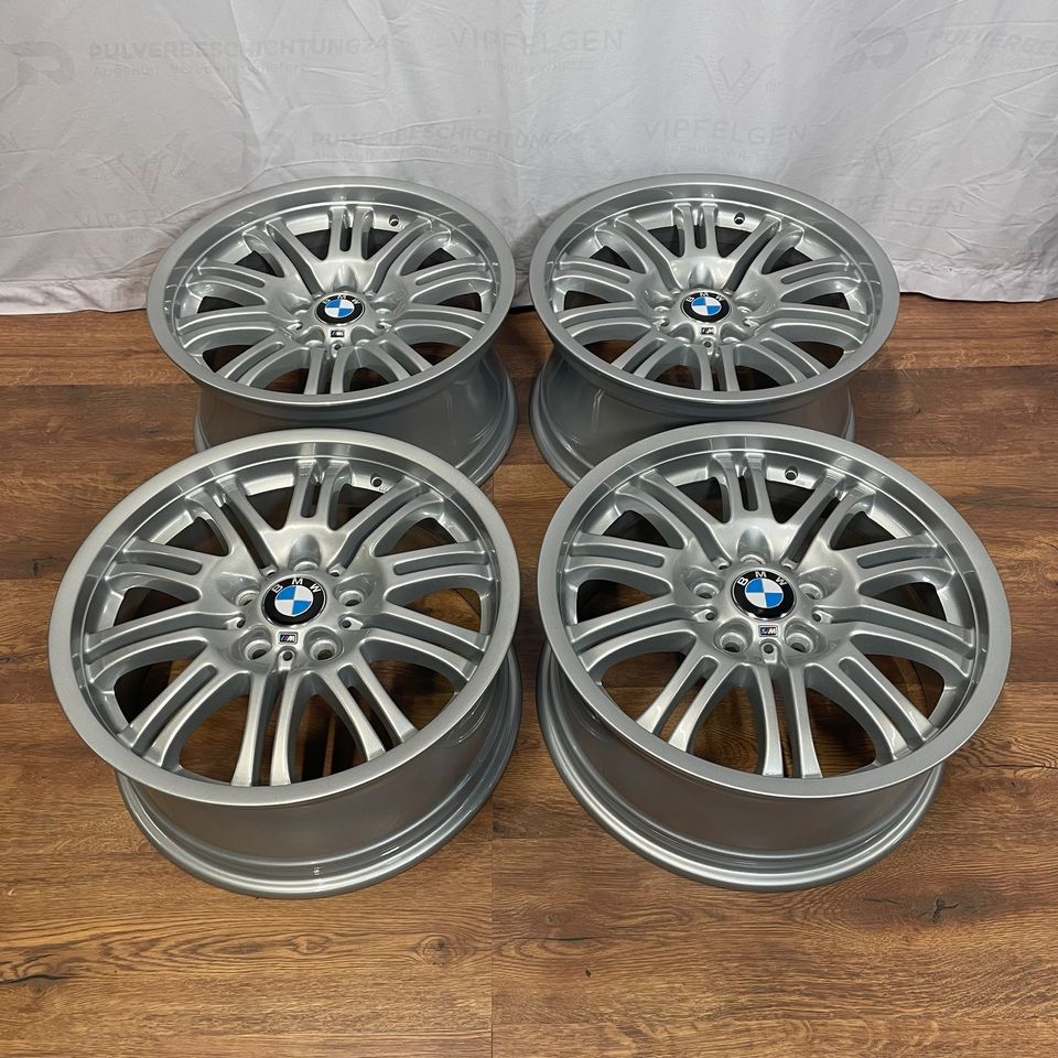 Originale 18 Zoll BMW M3 E46 Styling M67 Doppelspeiche Alufelgen Felgen Leichtmetallfelgen silber (weitere Farben möglich)