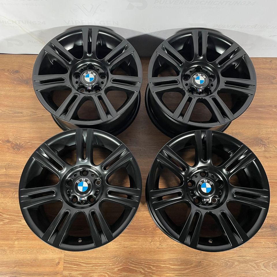 Originale 17 Zoll BMW 3er E90 E92 Styling M194 Alufelgen Felgen Leichtmetallfelgen schwarz matt (weitere Farben möglich)