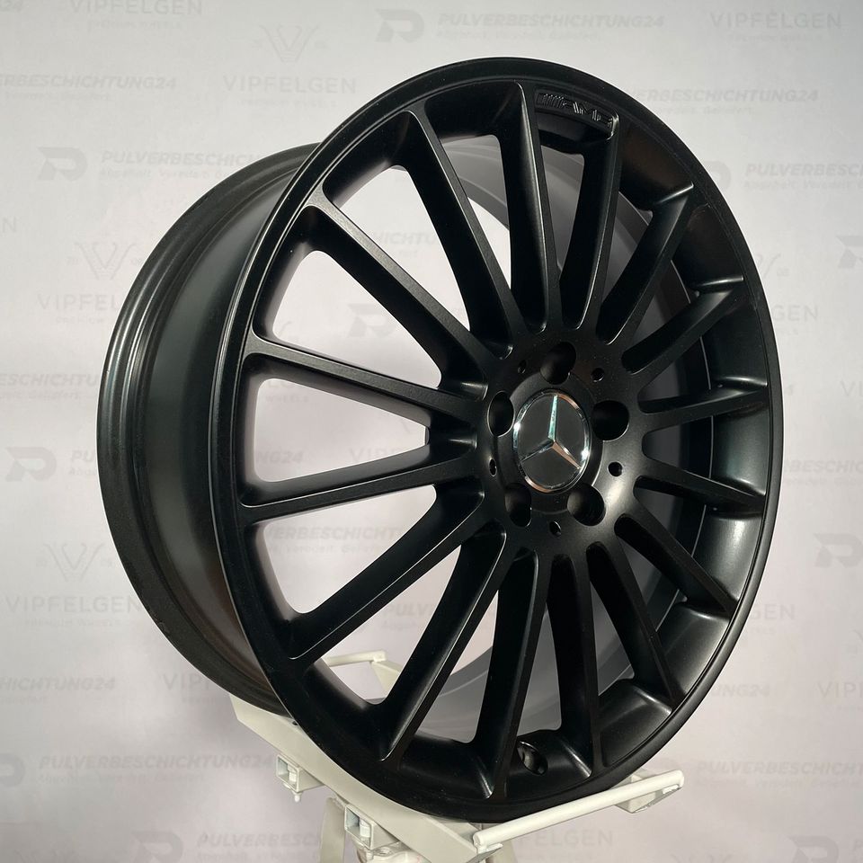 Originale 19 Zoll Mercedes C-Klasse W204 C63 AMG Performance Alufelgen Felgen Leichtmetallfelgen schwarz matt (weitere Farben möglich)