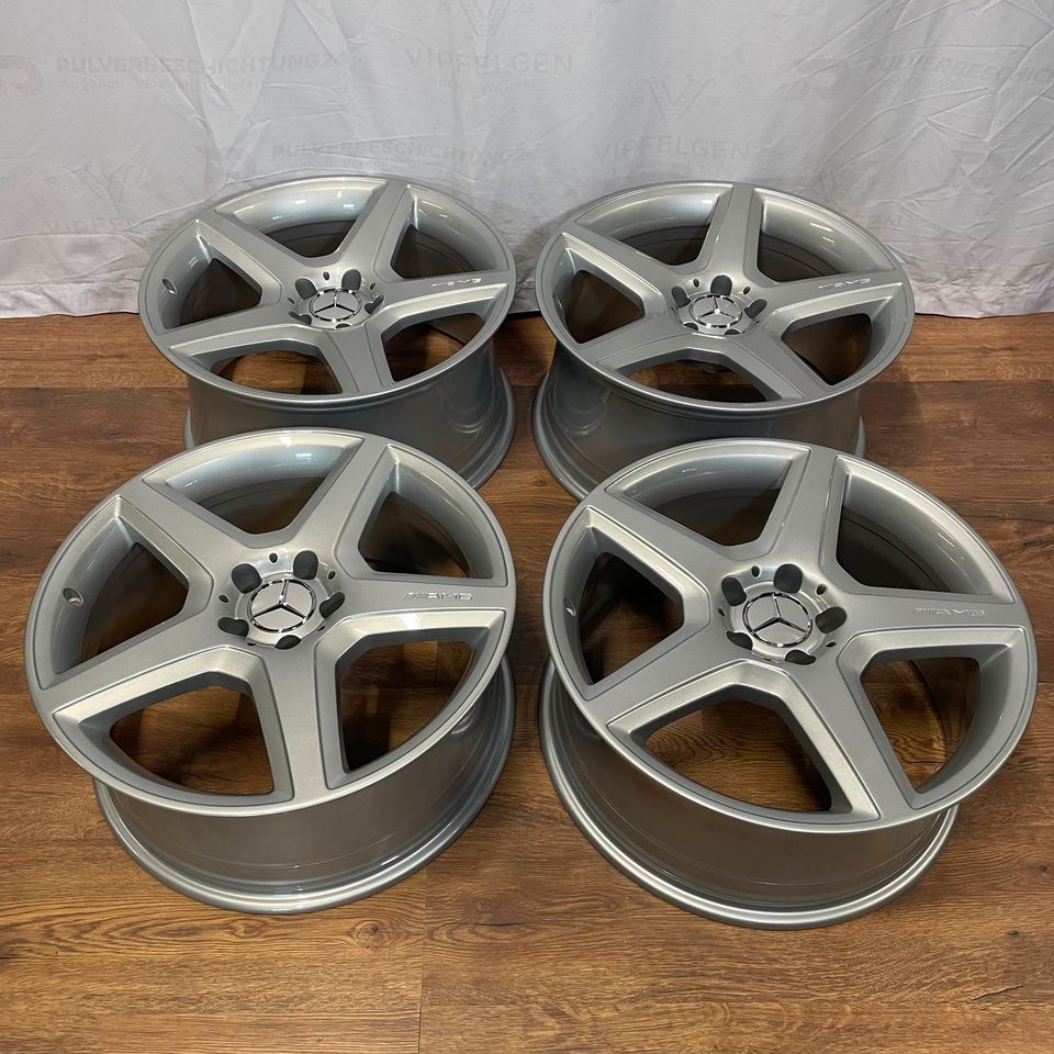 Originale 19 Zoll Mercedes SL 55 63 65 AMG R230 Alufelgen Styling III Leichtmetallfelgen silber (weitere Farben möglich)