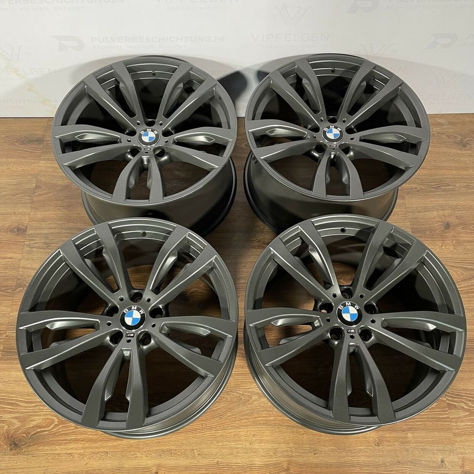 Sada 20" kol z lehké slitiny BMW Styling 469 M s dvojitými paprsky X6 F16 Ráfky 