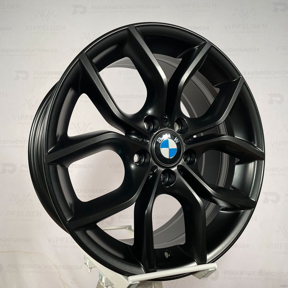 Originale 18 Zoll BMW X3 F25 Styling 308 Y-Speiche Alufelgen Leichtmetallfelgen Felgen schwarz matt (weitere Farben möglich)